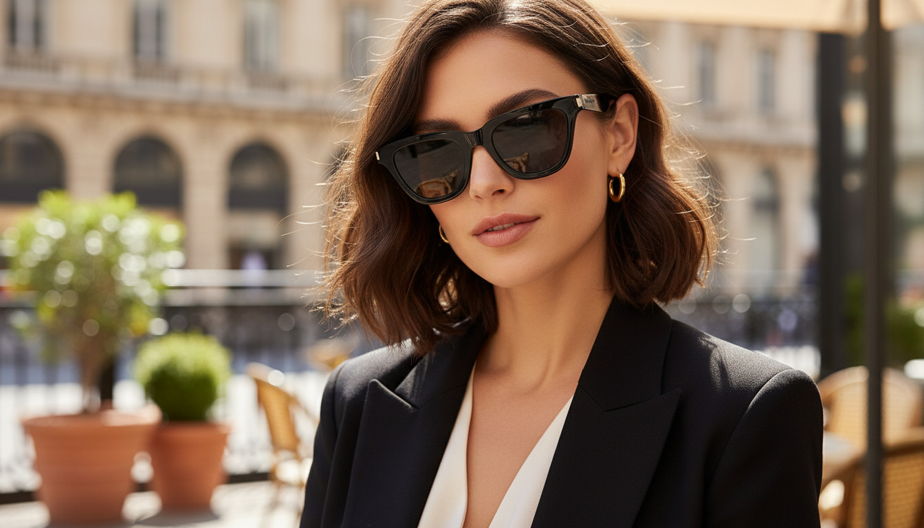 Vista frontal Saint Laurent SL 462 SULPICE (001)