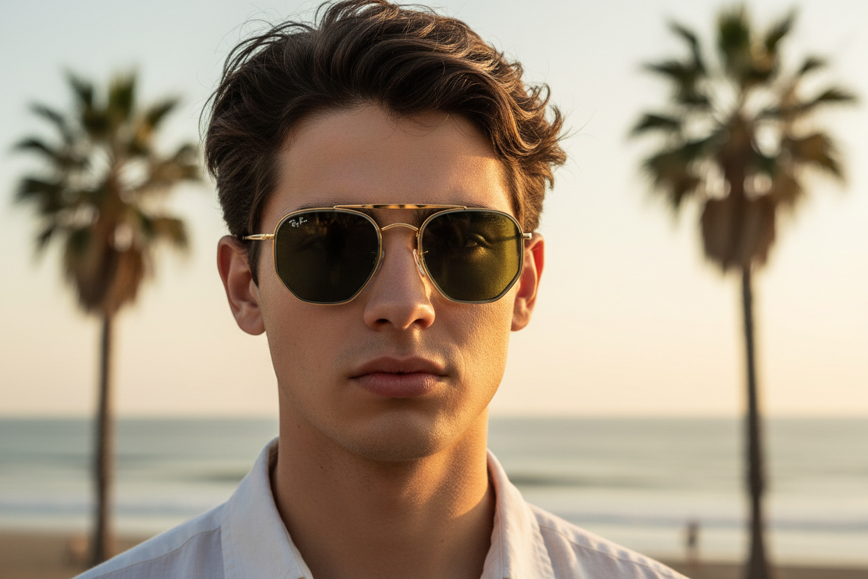 Изглед отпред Ray-Ban THE MARSHAL II (RB3648M - 923931)