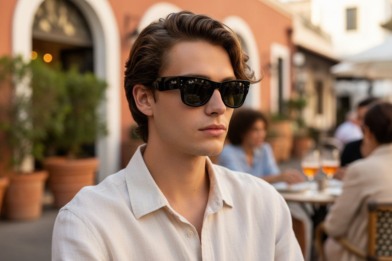 Vista frontal Ray-Ban MEGA WAYFARER (RB0840S - 901/31)