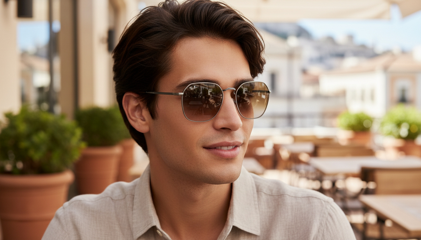 Vue de face Ray-Ban JIM (RB3694 - 004/51)