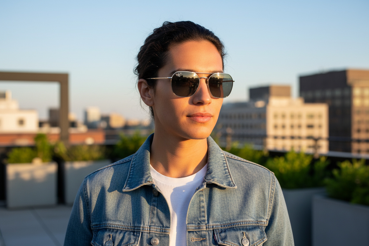 Framifrån Ray-Ban JIM (RB3694 - 9242G6)