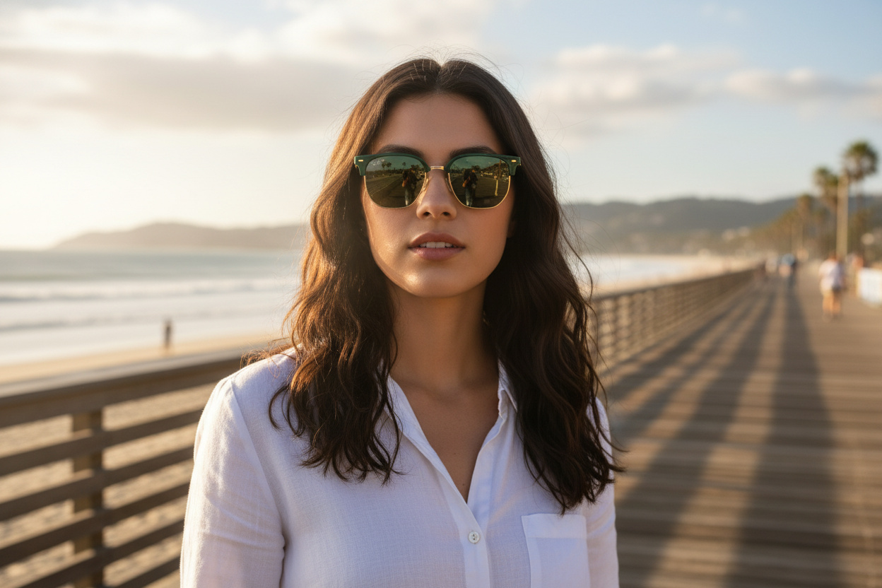 [glasses-front-view] Ray-Ban NEW CLUBMASTER (RB4416 - 6655G4)