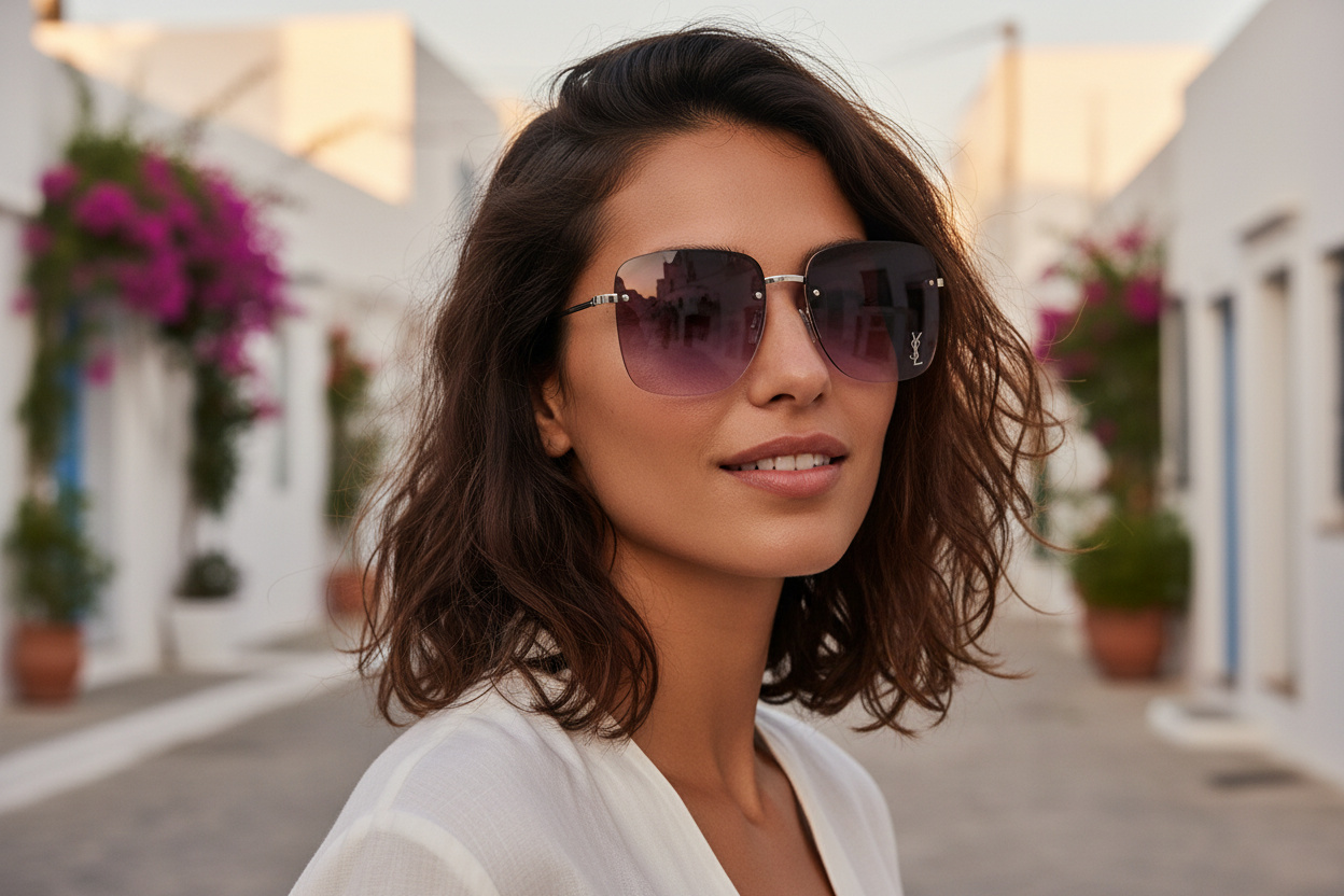 Vue de face Saint Laurent SL 312 M (011)
