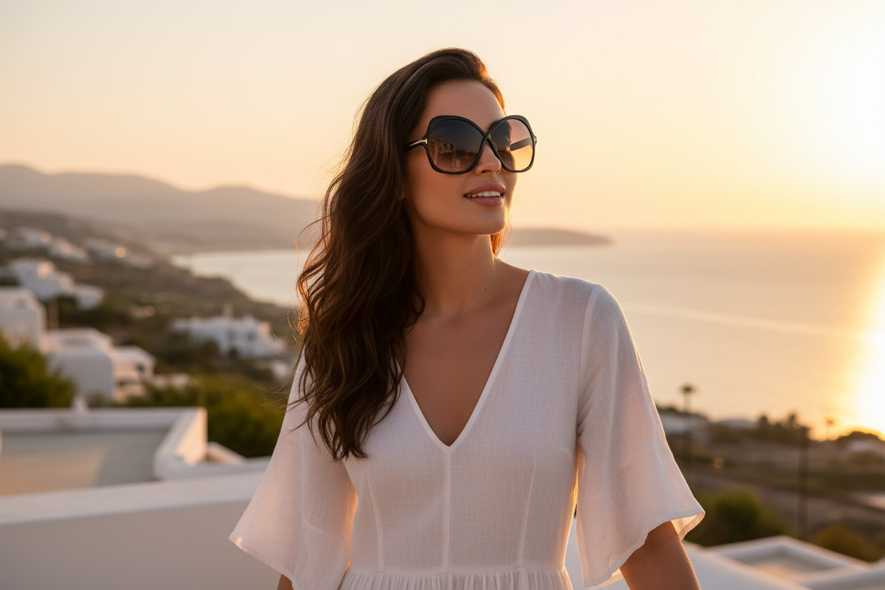 Vista frontal Tom Ford ROSEMIN (FT1013 - 01B)