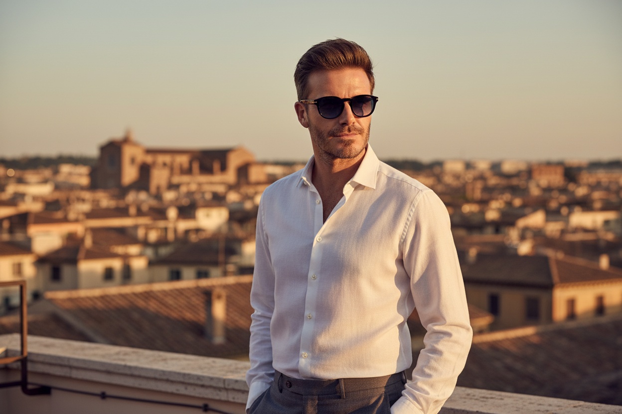 Vista frontal David Beckham DB 1007/S (807/F9)