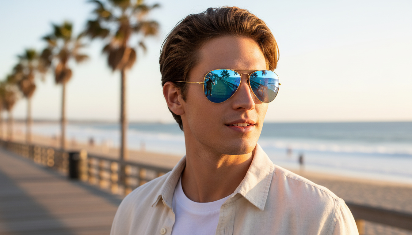 Vista frontal Ray-Ban AVIATOR LARGE METAL (RB3025 - 112/4L)