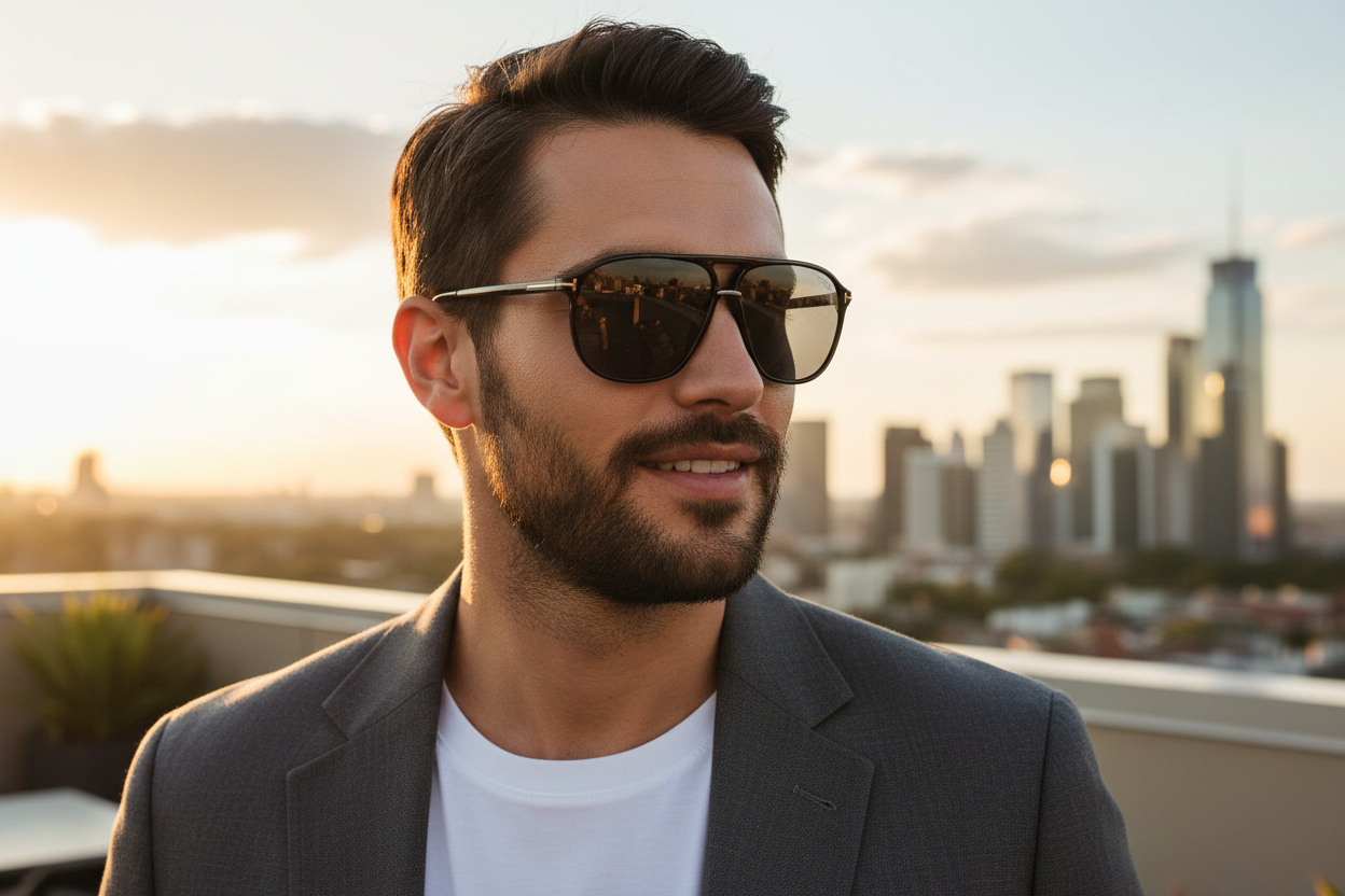 Vista frontal Tom Ford BRUCE (FT1026-N - 01D)