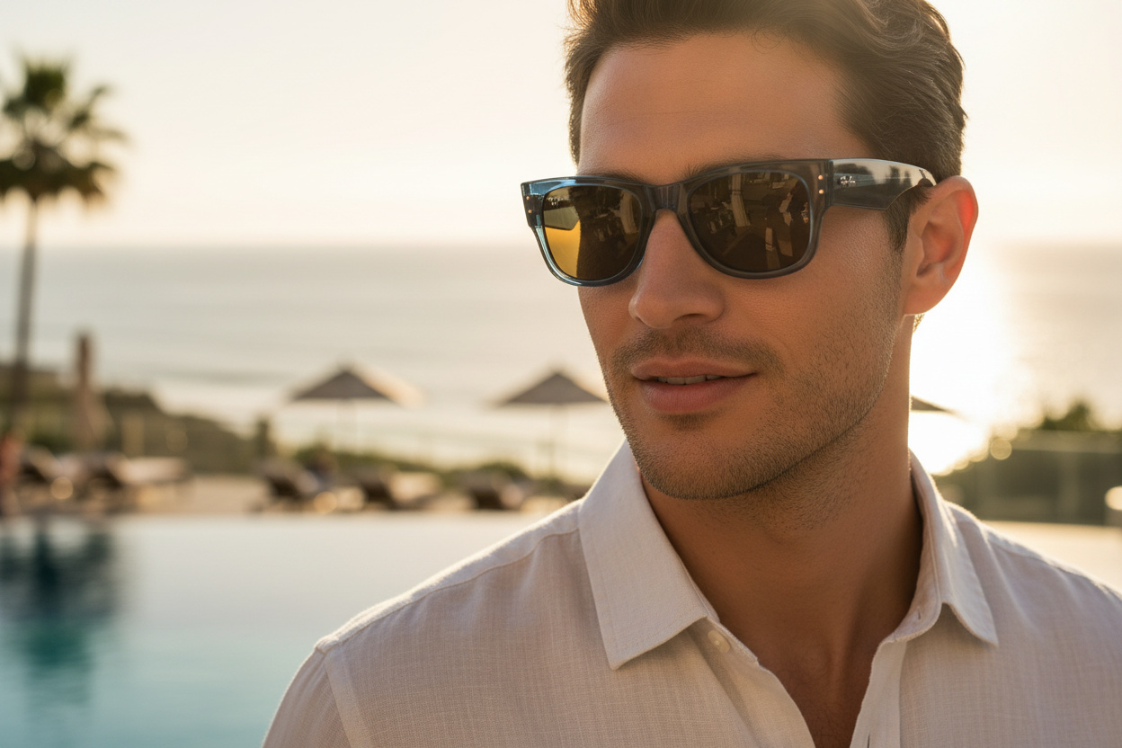 Vista frontal Ray-Ban MEGA WAYFARER (RB0840S - 668073)
