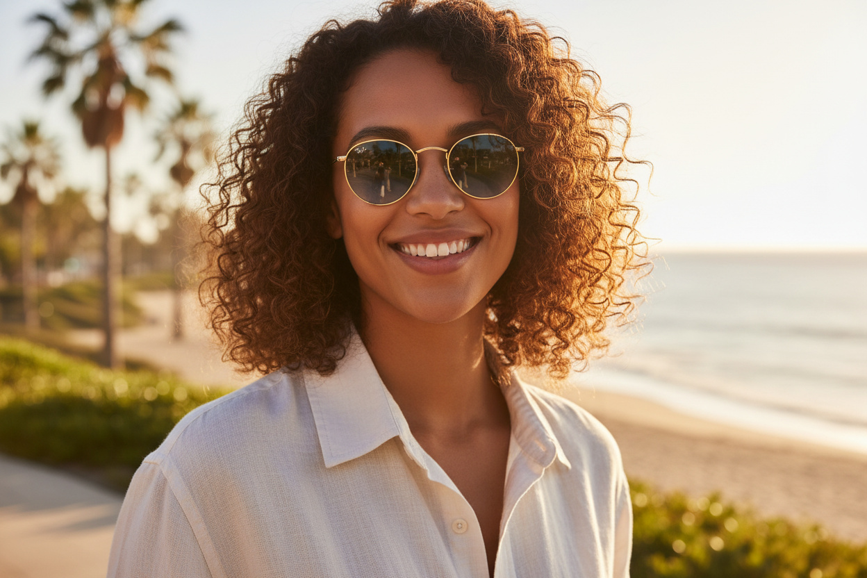 Vedere din față Ray-Ban ROUND METAL (RB3447 - 001/3M)