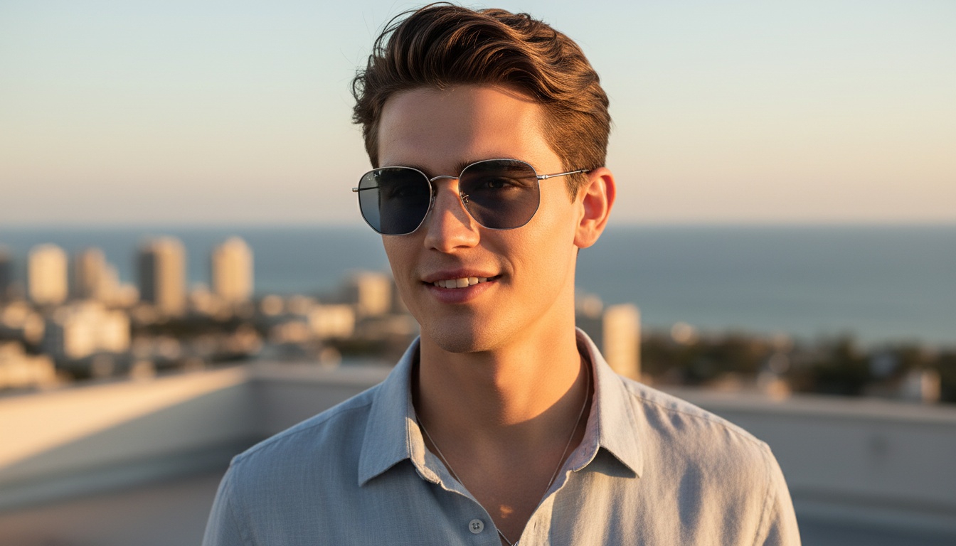 Vista frontal Ray-Ban HEXAGONAL (RB3548N - 003/02)
