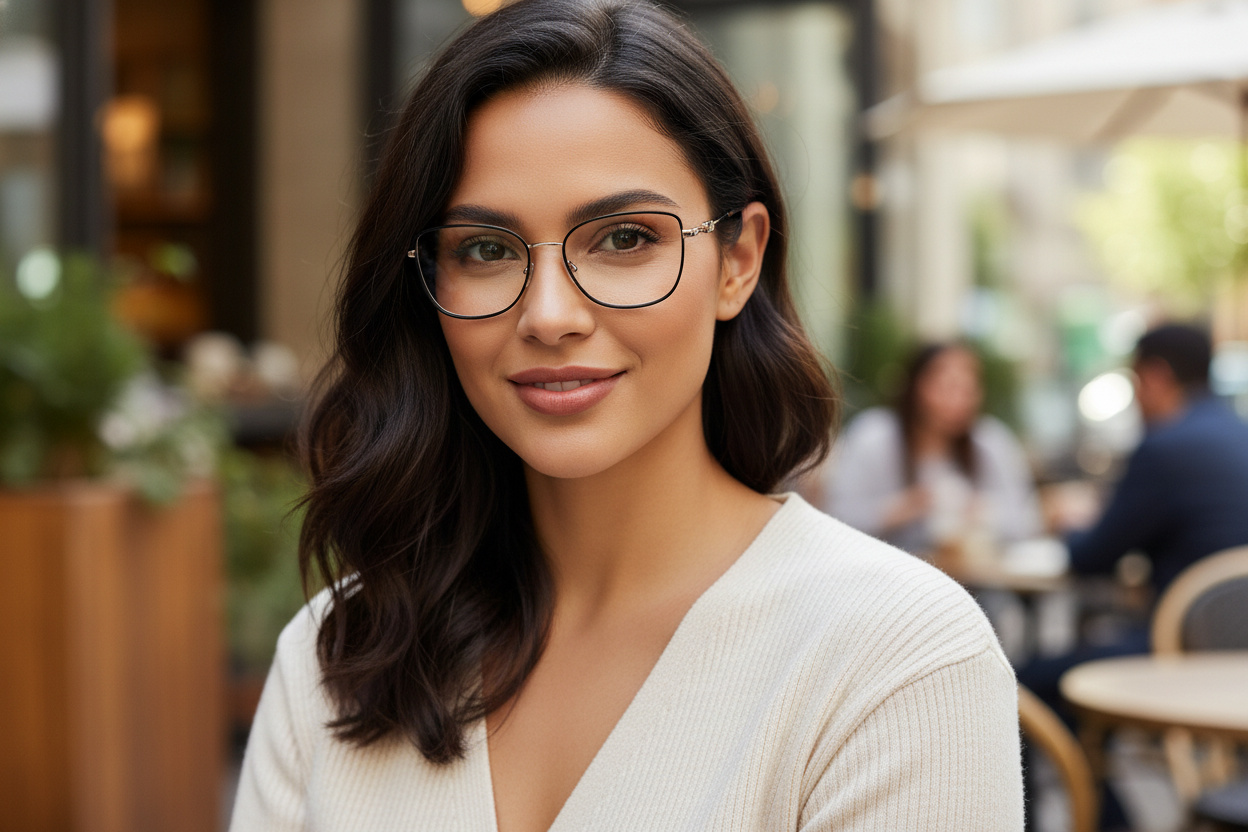 [glasses-front-view] Michael Kors EMPIRE SQUARE 3 (MK3065J - 1014)