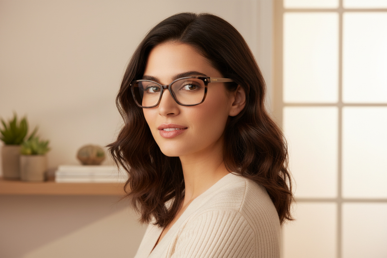 [glasses-front-view] Prada PR 15ZV (07R1O1)