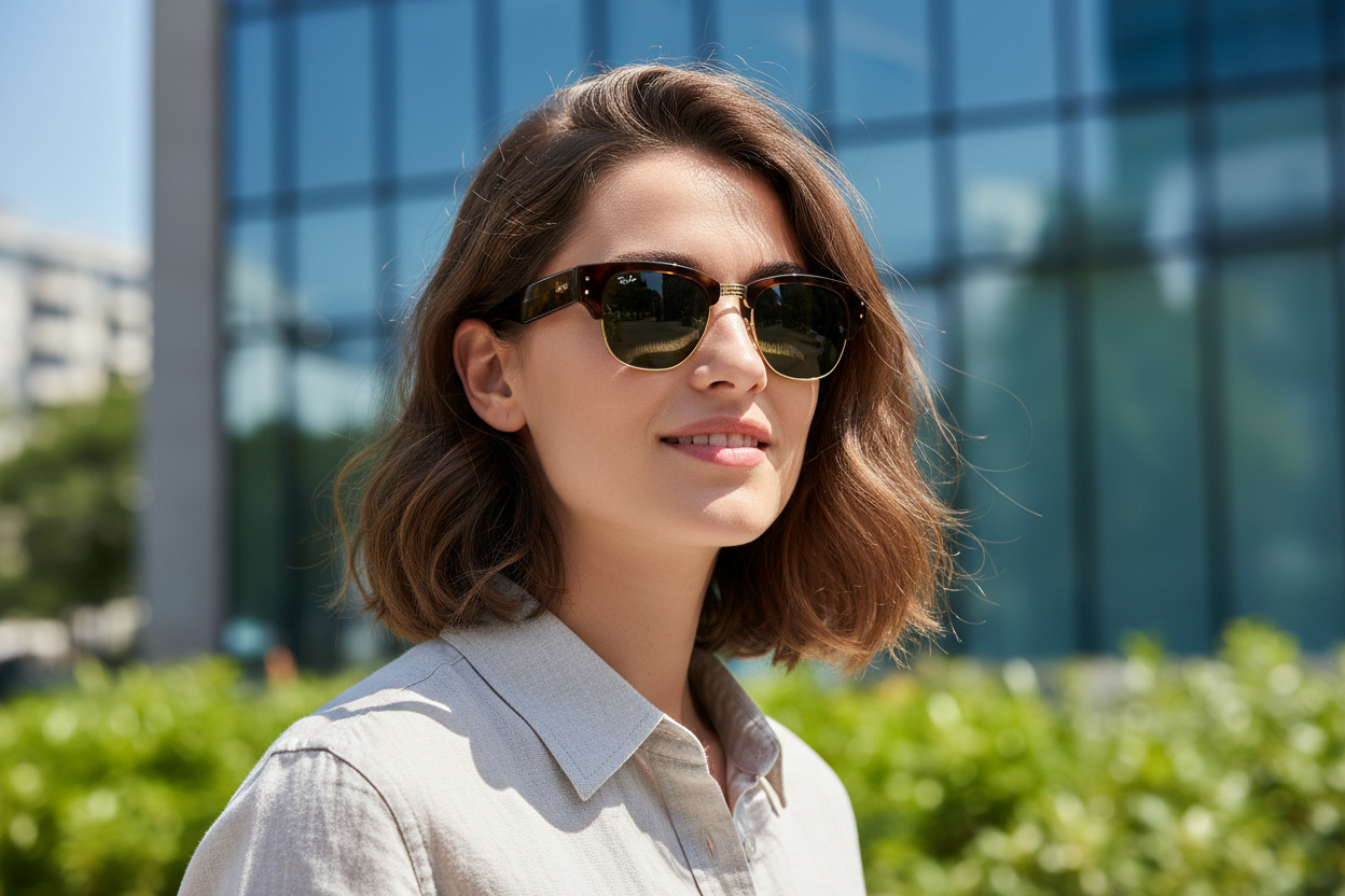 Vue de face Ray-Ban MEGA CLUBMASTER (RB0316S - 990/31)