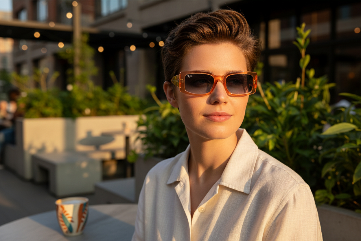 Vista frontal Ray-Ban KILIANE (RB4395 - 66868F)