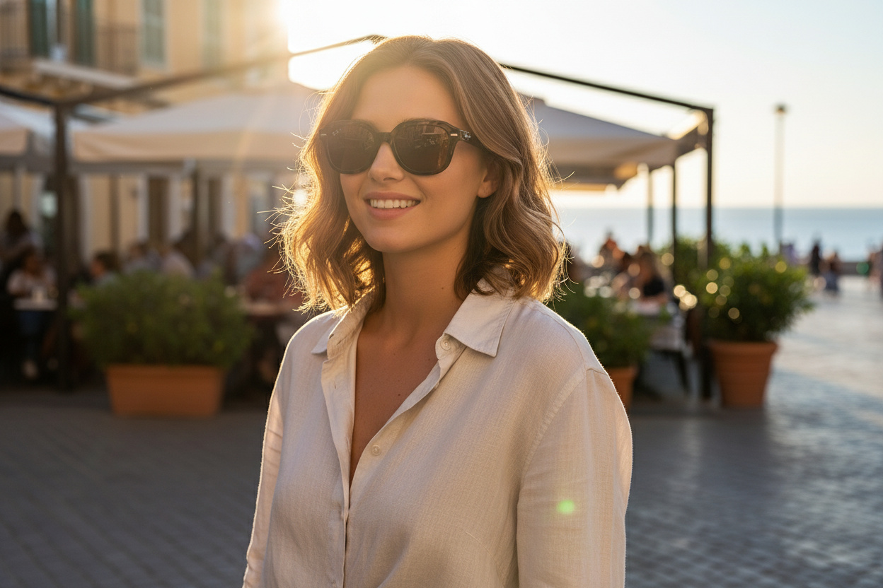 Framifrån Ray-Ban ERIK (RB4398 - 902/57)