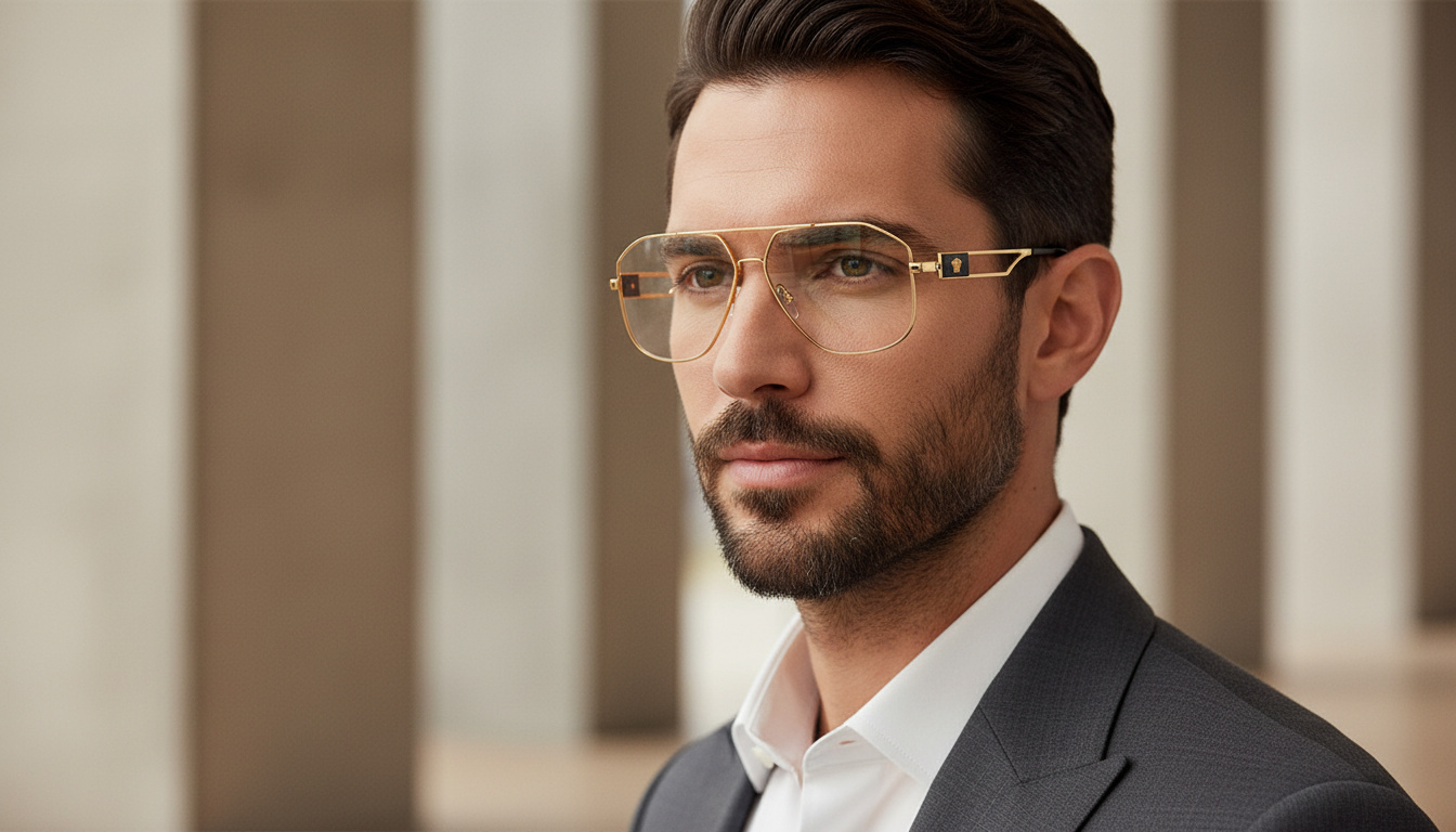 Framifrån Versace VE1287 (1002)