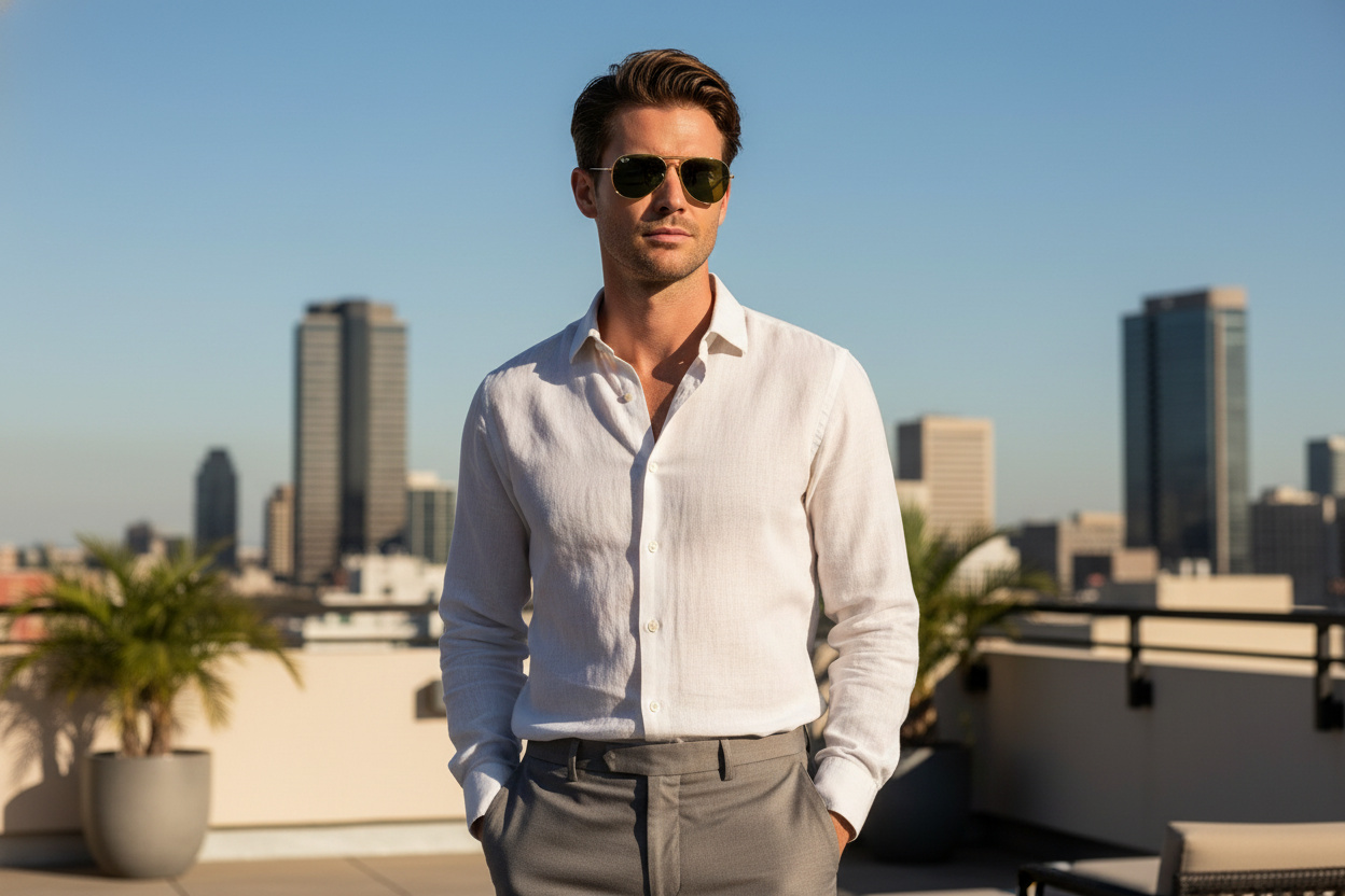 Vue de face Ray-Ban AVIATOR REVERSE (RBR0101S - 001/VR)