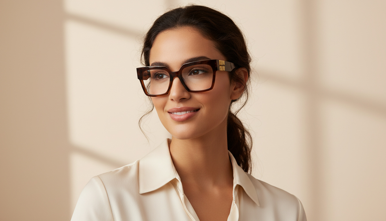 [glasses-front-view] Miu Miu MU 04UV (11Q1O1)