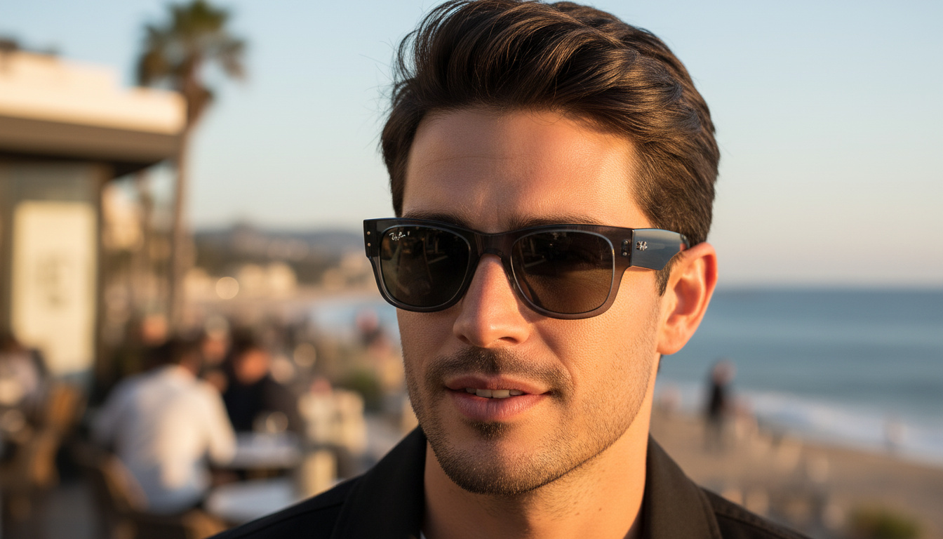 Vista frontal Ray-Ban MEGA WAYFARER (RB0840S - 1406B1)