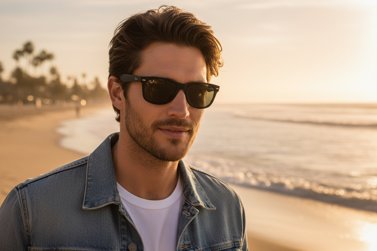 Vista frontal Ray-Ban NEW WAYFARER (RB2132 - 622/R5)