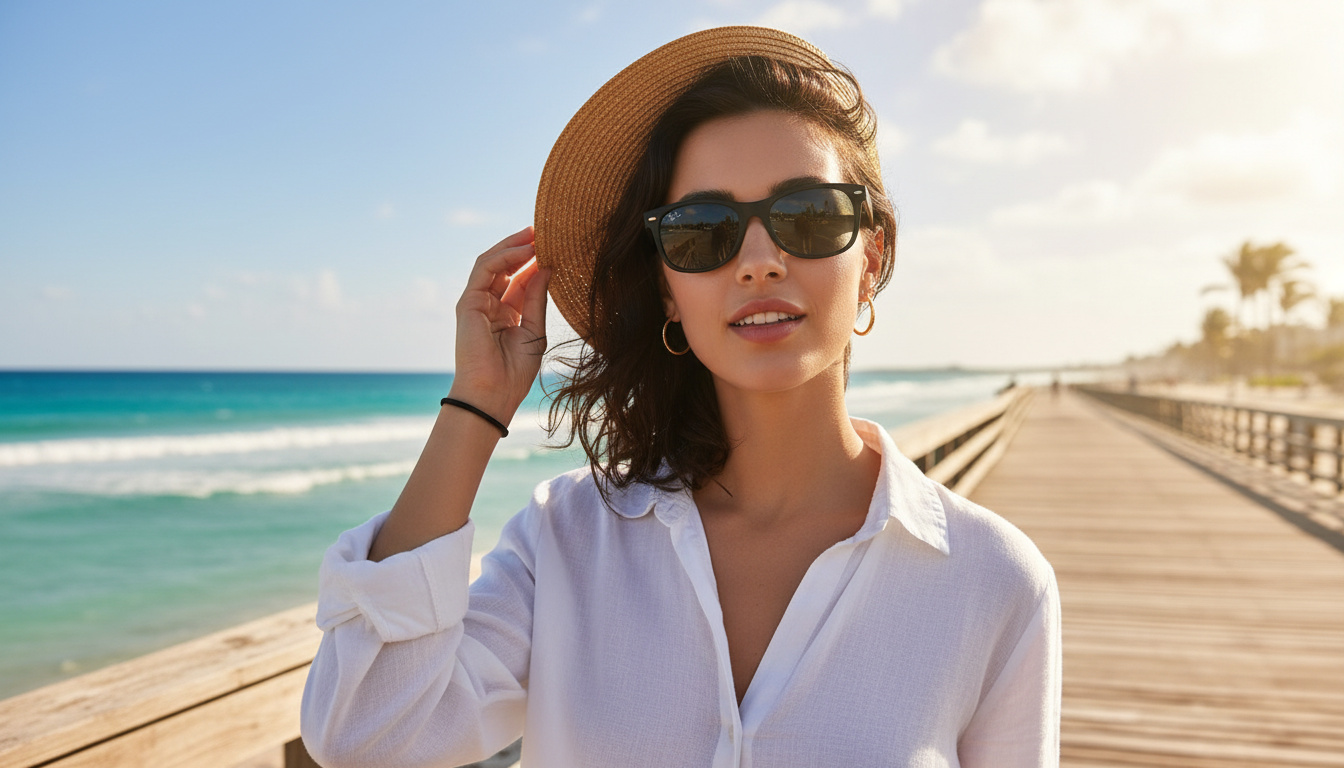 Vista frontal Ray-Ban NEW WAYFARER (RB2132 - 622/R5)
