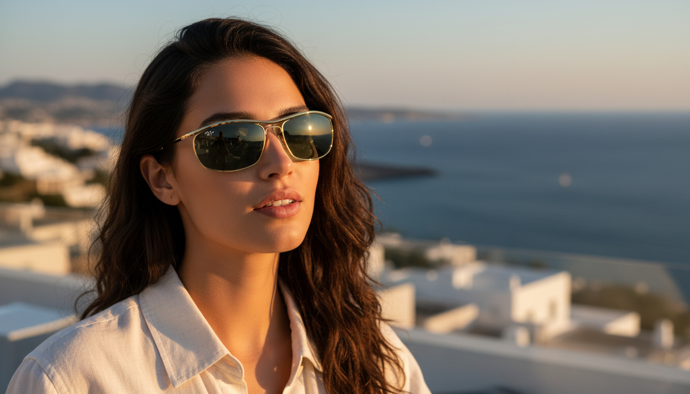 [glasses-front-view] Ray-Ban OLYMPIAN I DELUXE (RB3119M - 001/56)