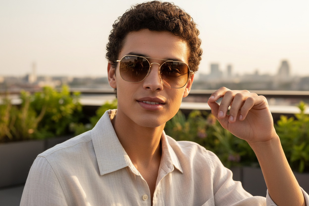 Vista frontal Ray-Ban JIM (RB3694 - 001/51)