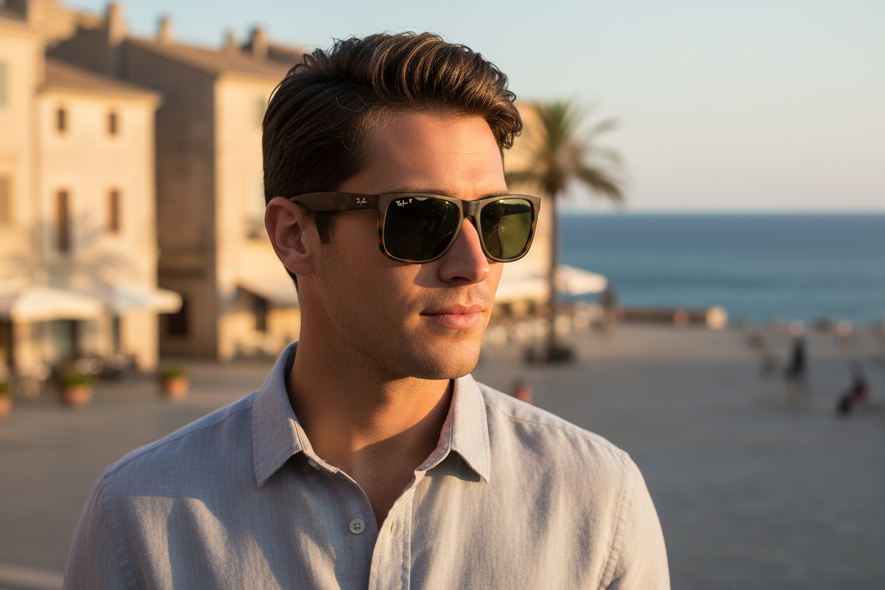 [glasses-front-view] Ray-Ban JUSTIN (RB4165 - 865/9A)