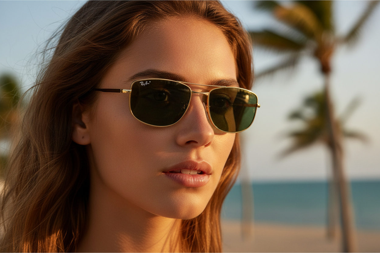 Vista frontal Ray-Ban RB3732 (001/31)