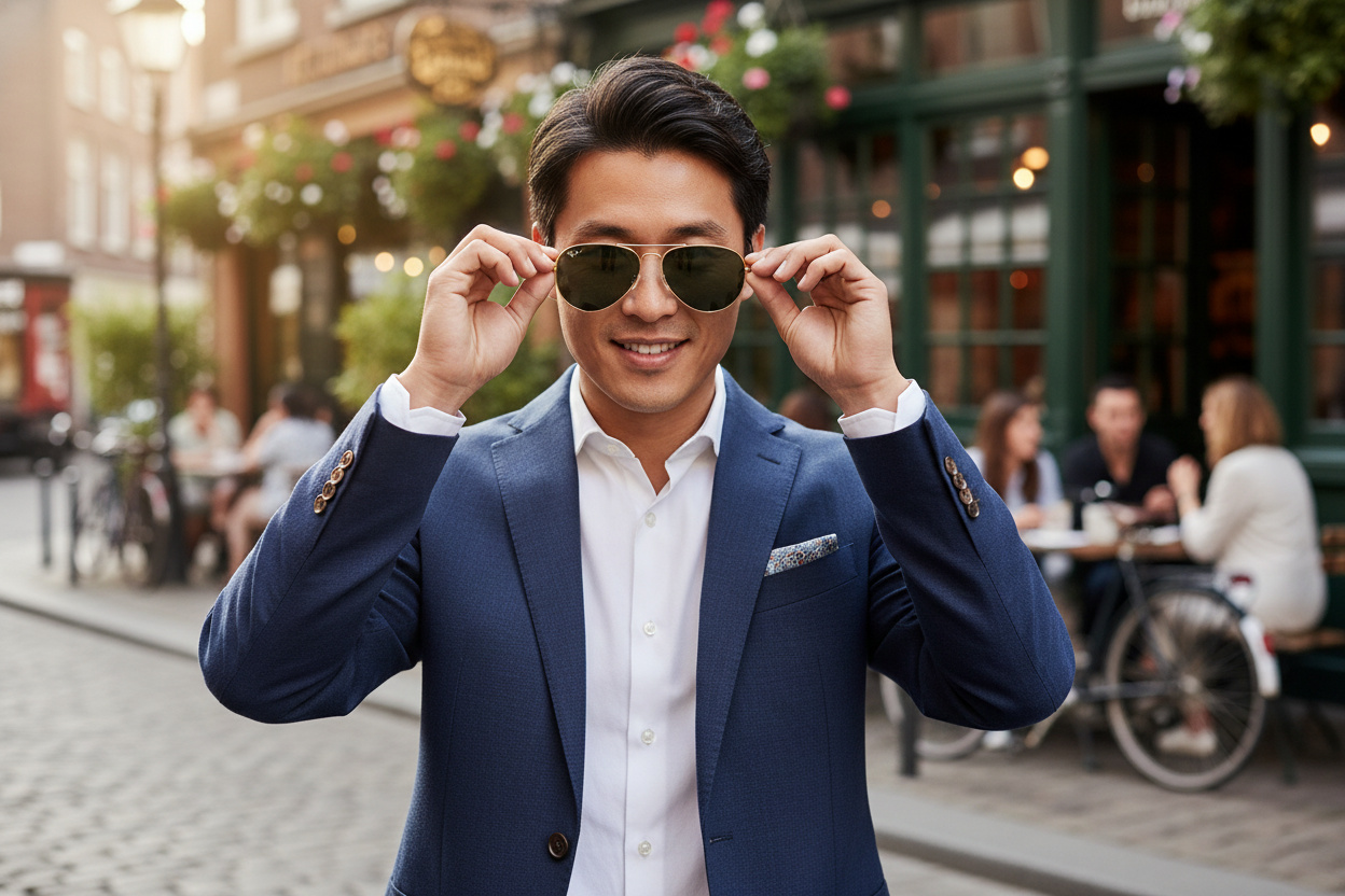 Vista frontal Ray-Ban OLD AVIATOR (RB3825 - 001/31)