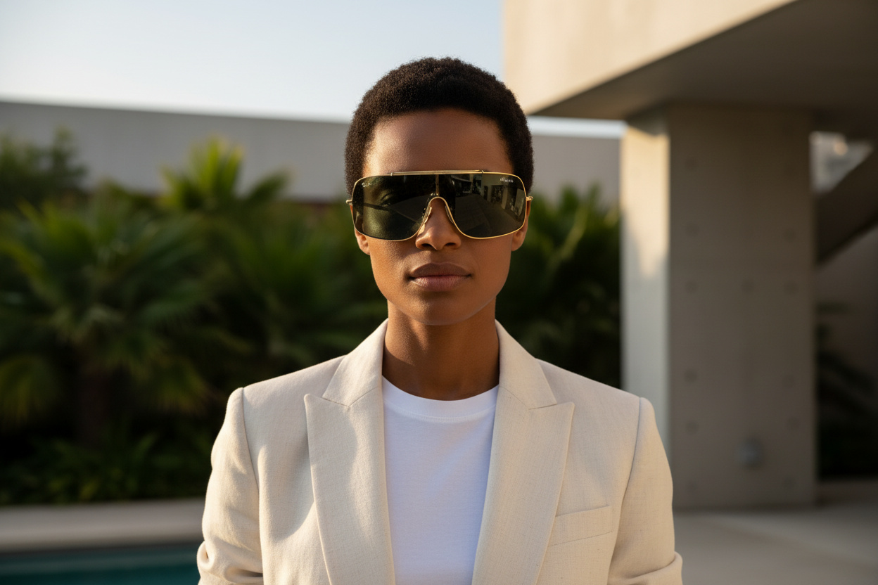 Vista frontal Ray-Ban WINGS III (RB3897 - 001/71)