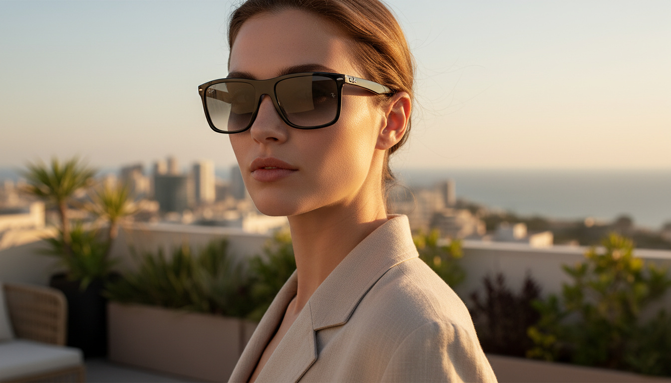 Vue de face Ray-Ban BOYFRIEND TWO (RB4547 - 601/32)