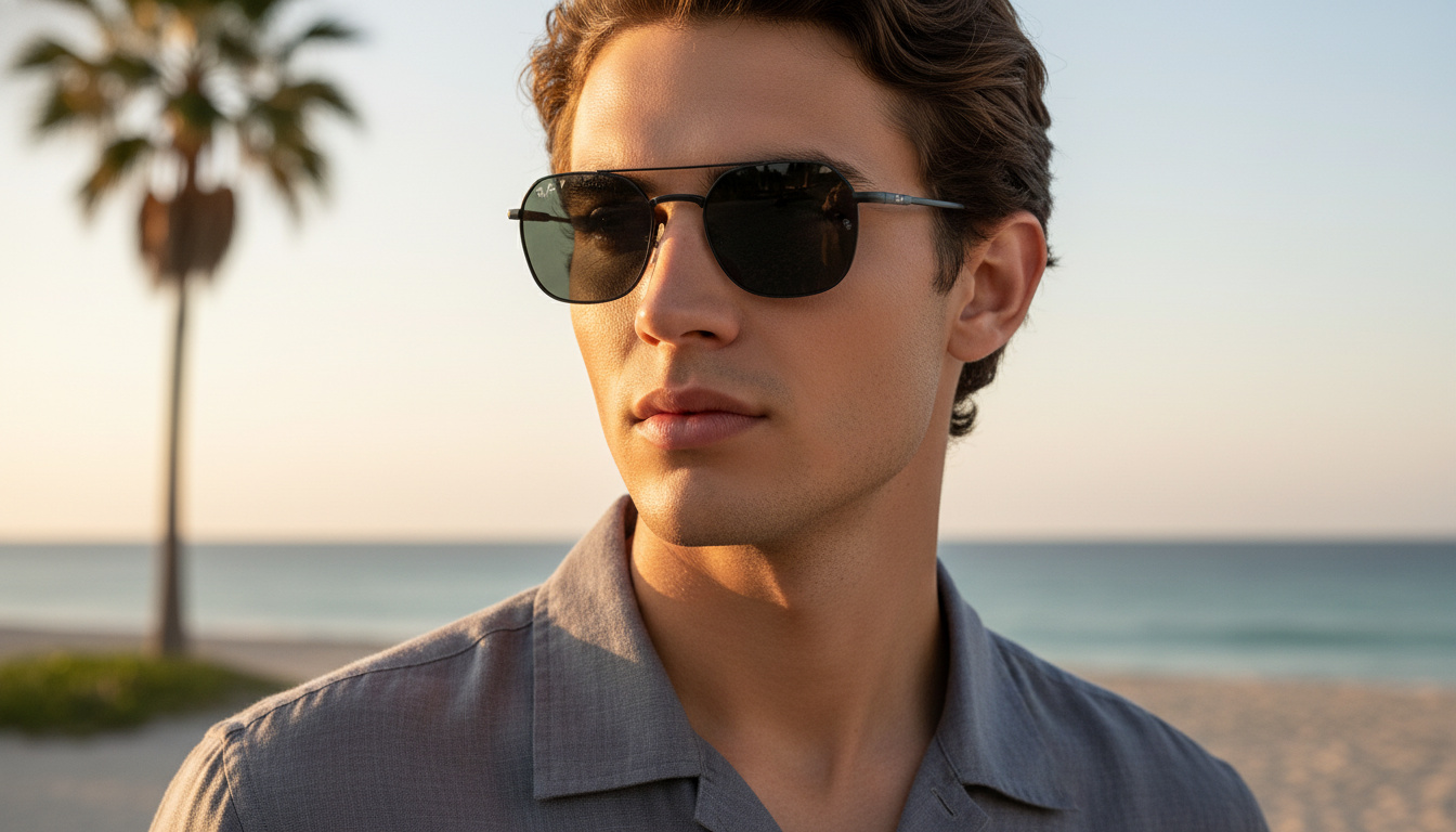 Vue de face Ray-Ban JIM TITANIUM (RB8094 - 9267K8)