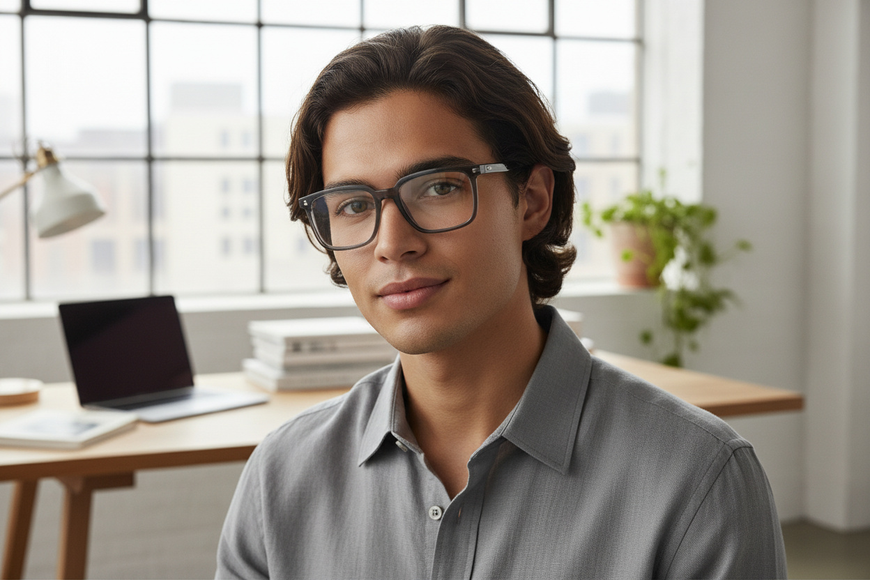 Vista frontal Ray-Ban ALAIN (RX7239 - 8257)