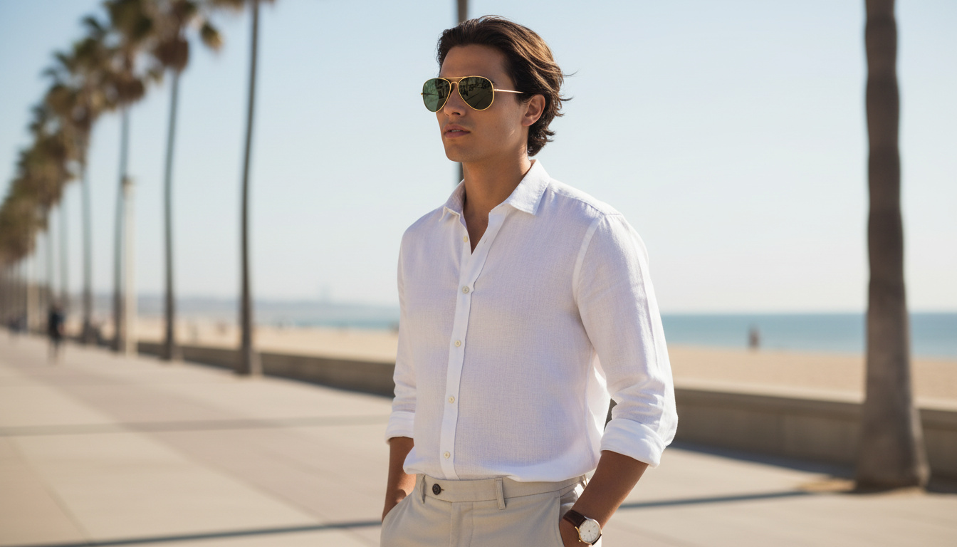 Vista frontal Ray-Ban AVIATOR LARGE METAL (RB3025 - W3234)