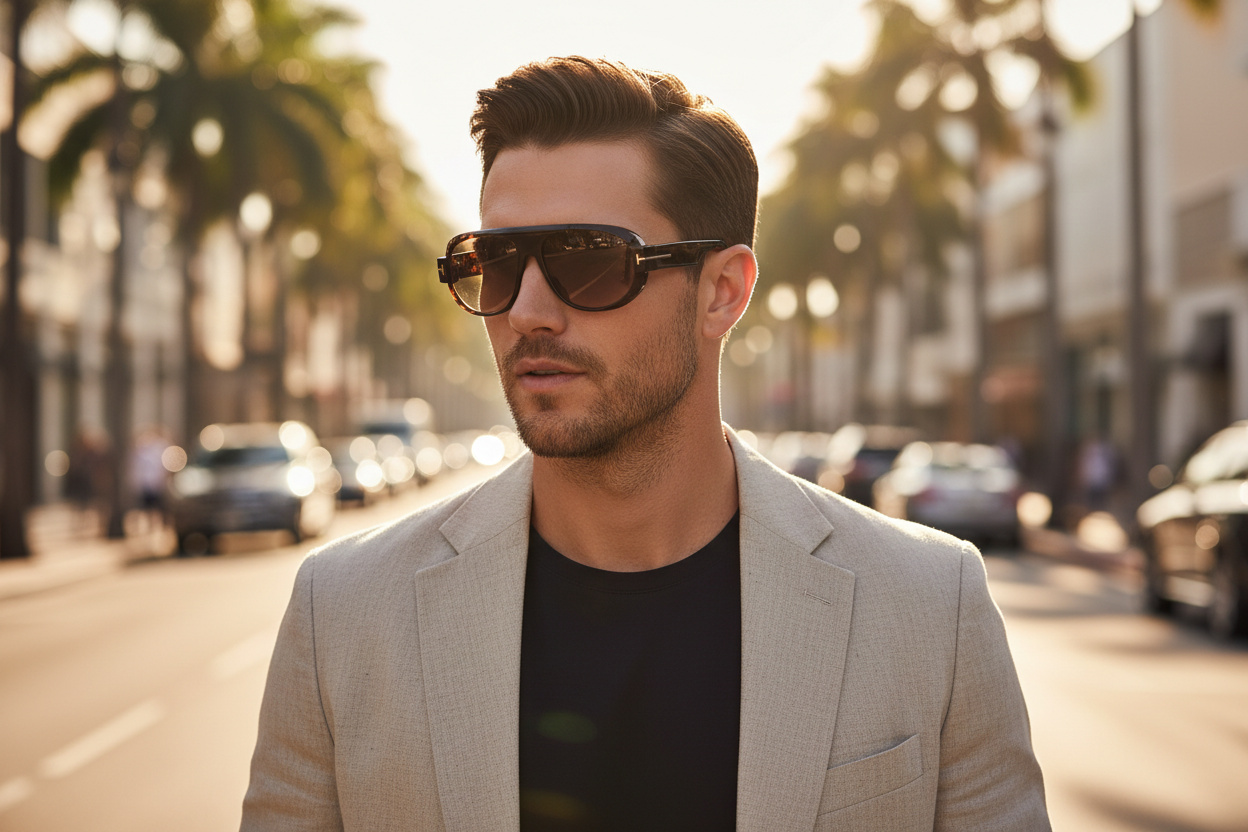 Vista frontal Tom Ford BLAKE-02 (FT1102 - 52E)