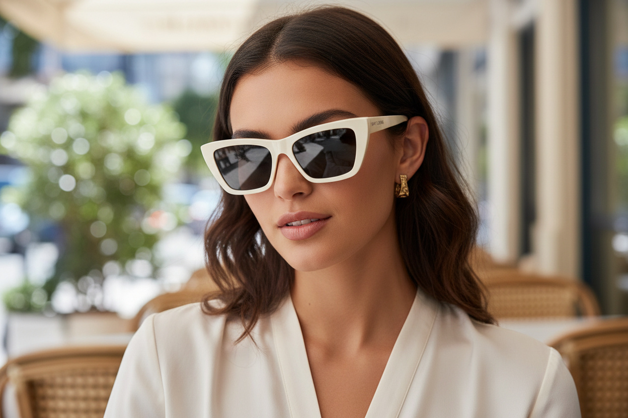 Vista frontal Saint Laurent SL 276 MICA (056)