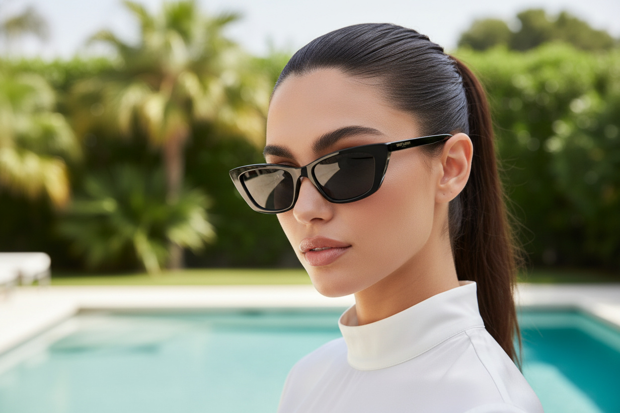 Vista frontal Saint Laurent SL 277 (009)