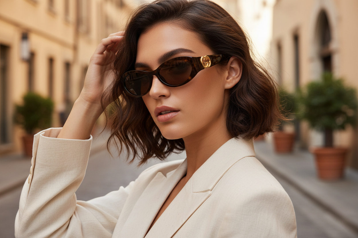 Vue de face Gucci GG1660S (002)