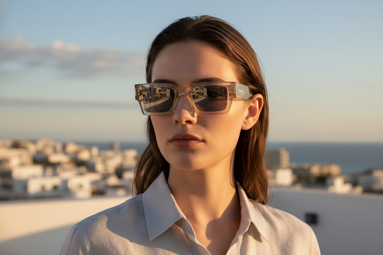Vista frontal Saint Laurent SL 572 (003)