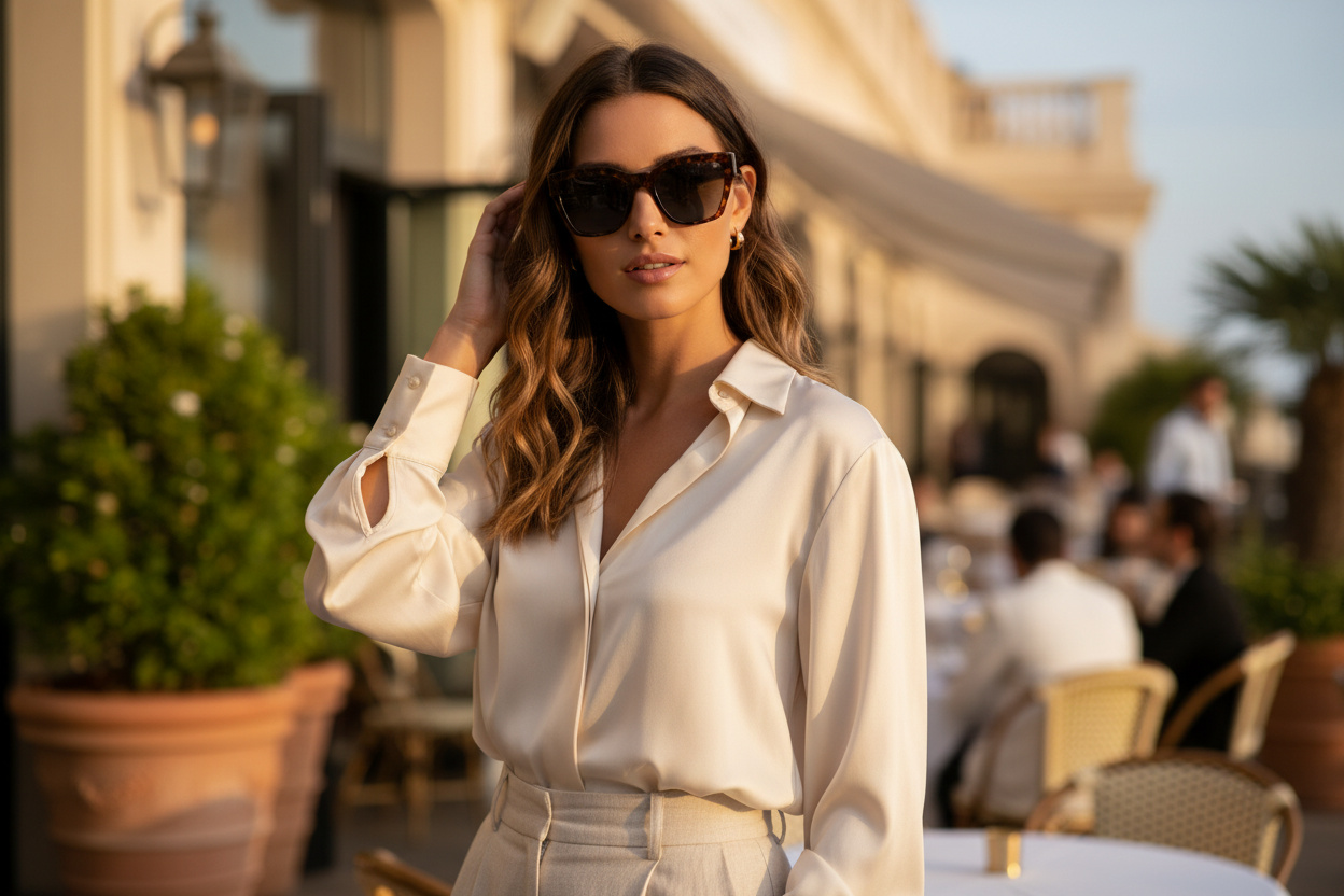 Vooraanzicht Saint Laurent SL 641 (002)