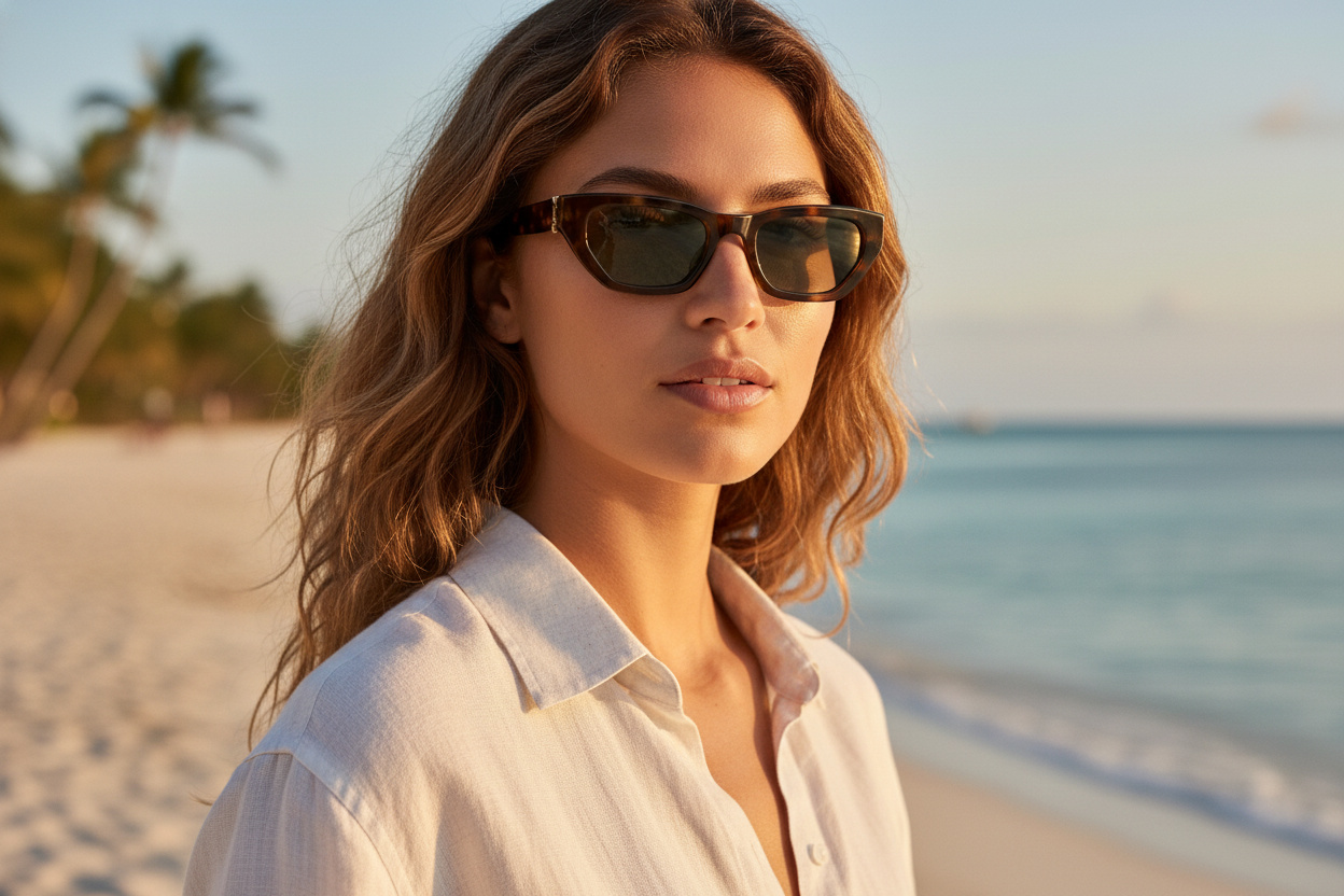 [glasses-front-view] Saint Laurent SL M126 (003)