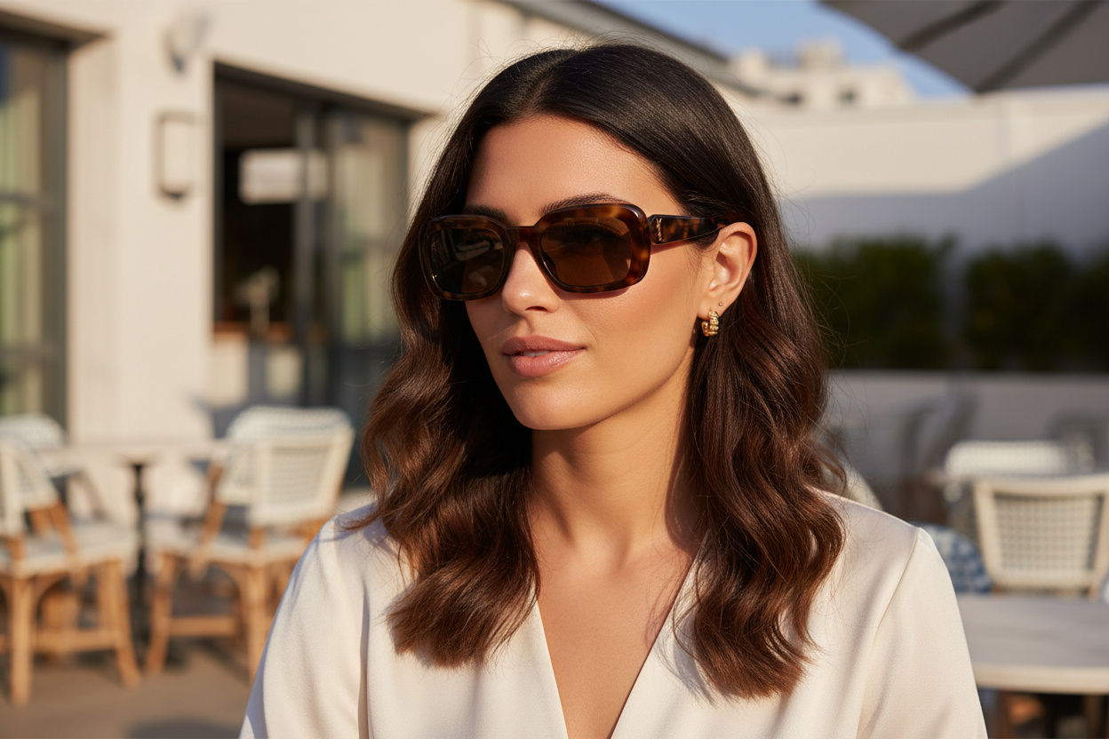Vista frontal Saint Laurent SL M130 (004)