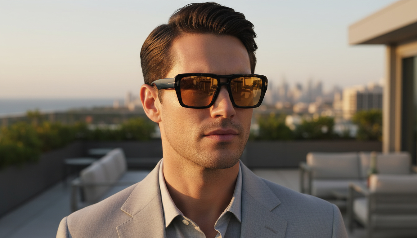 Vista frontal Tom Ford REDFORD (FT1153 - 01E)