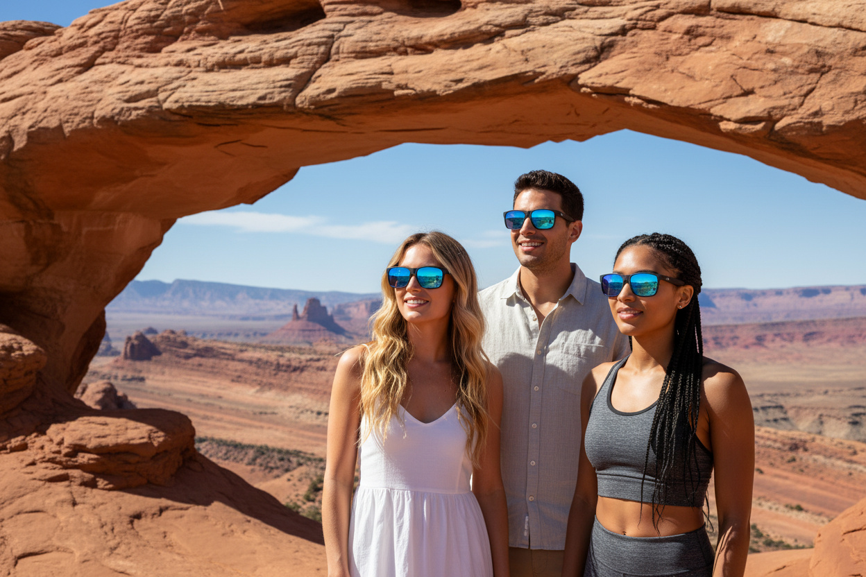 Vue de face Maui Jim Red Sands (B432N-2M)