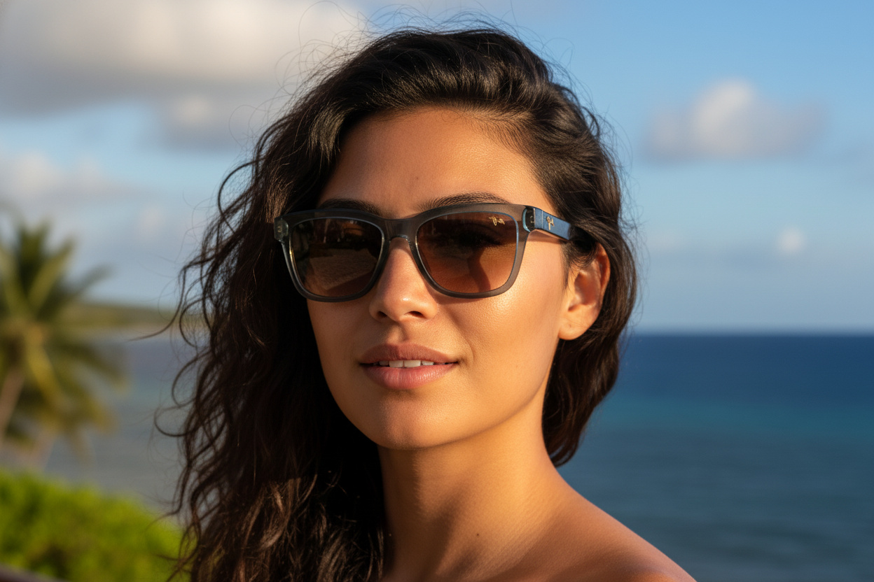 Vista frontal Maui Jim Hanohano (HS644-14)