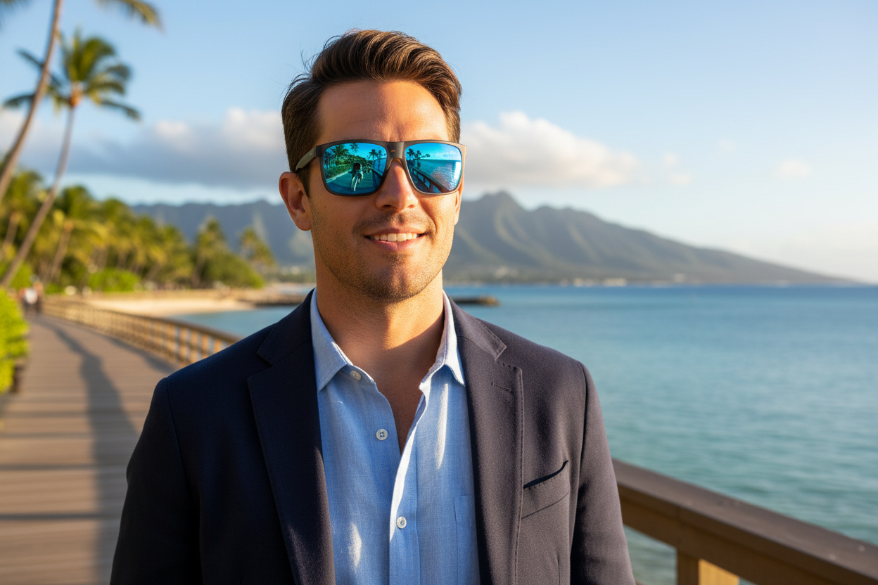 Vista frontal Maui Jim Honokalani (B455-14)