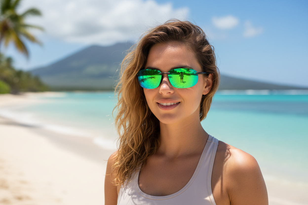 Vista frontal Maui Jim Hookipa Xlarge (GM456-14)