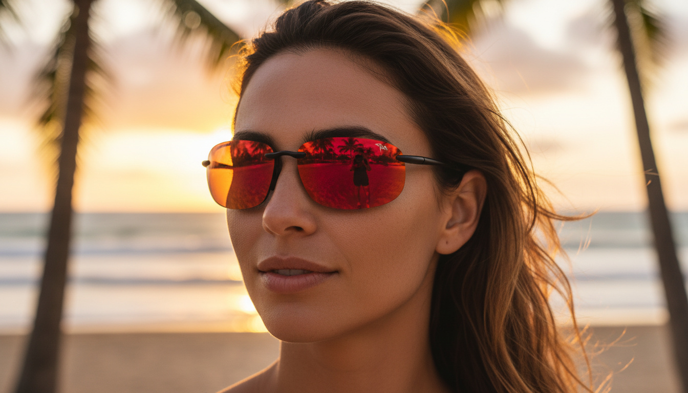 Vista frontal Maui Jim Hookipa Xlarge (RM456-02A)