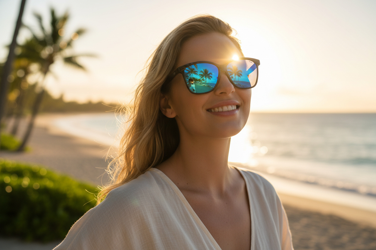 Vista frontal Maui Jim Liquid Sunshine (B601-03)